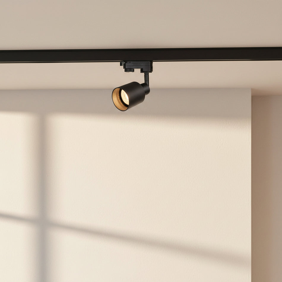 SLV PURI TRACK 3 Phasen System Leuchte konventionell Schwarz – 10 W