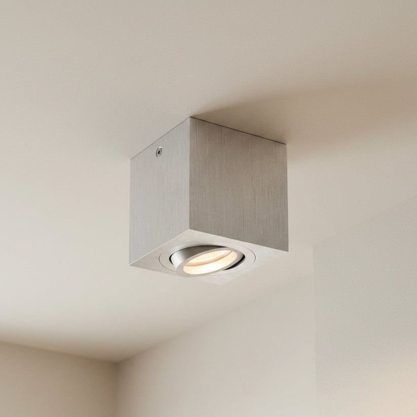 SLV TRILEDO Deckenaufbauleuchte konventionell Aluminium – 10 W