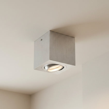 SLV TRILEDO Deckenaufbauleuchte konventionell Aluminium – 10 W