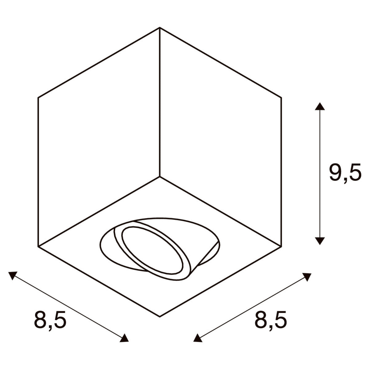 TRILEDO SLV Leuchte – Ansicht 3