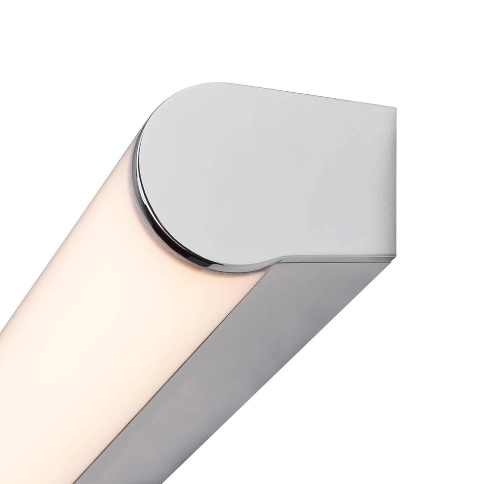SLV 40 Led Indoor Wandaufbauleuchte Chrom Ip44 3000K 10W