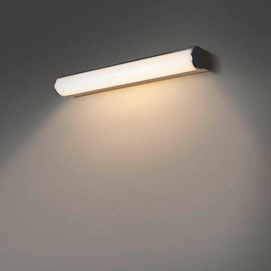 SLV 40 Led Indoor Wandaufbauleuchte Chrom Ip44 3000K 10W