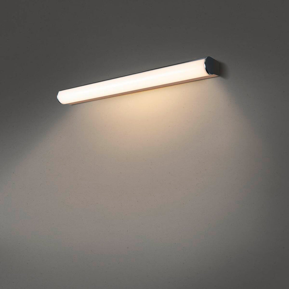 SLV 60 Led Indoor Wandaufbauleuchte Chrom Ip44 3000K 15W