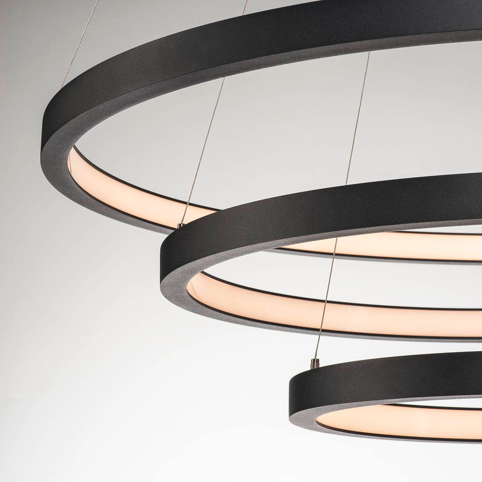 SLV  Dali Indoor Led Pendelleuchte Schwarz 3000/4000K