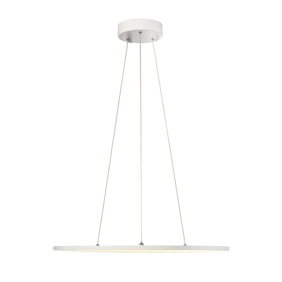 SLV Panel Dali Indoor Led Pendelleuchten Rund Weiß 3000K