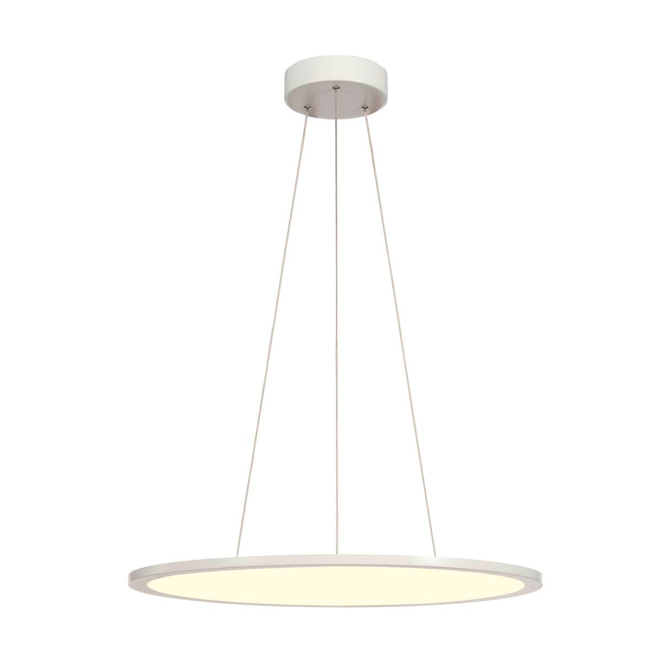 SLV Panel  Dali Indoor Led Pendelleuchten Rund Weiß 4000K