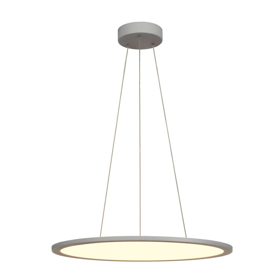 SLV Panel  Dali Indoor Led Pendelleuchten Rund Grau 4000K