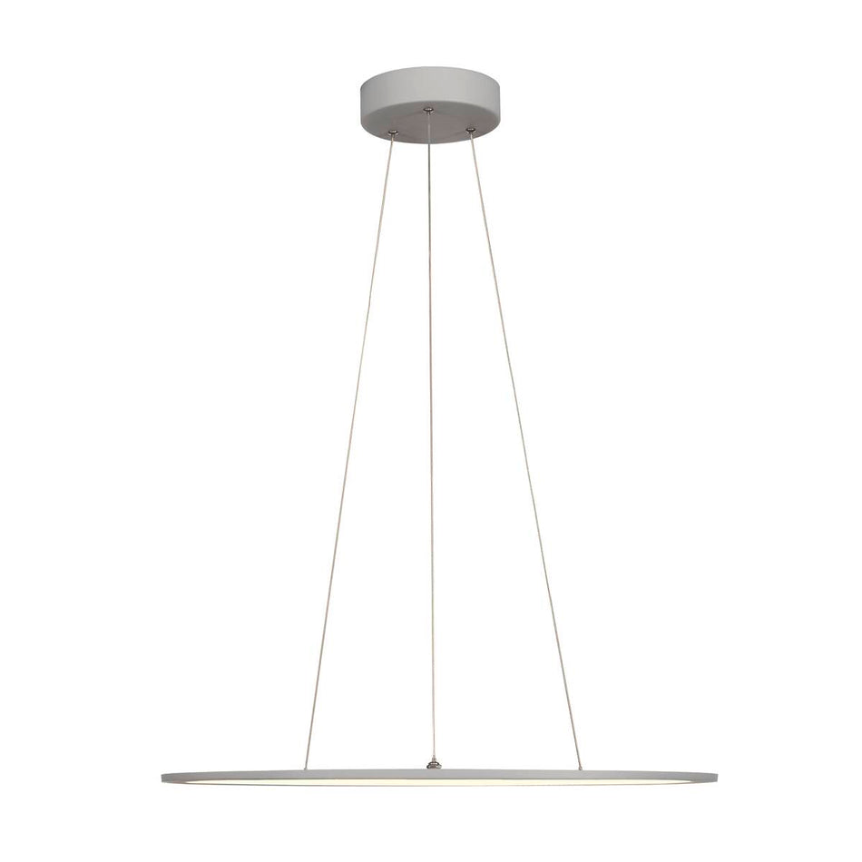 SLV Panel  Dali Indoor Led Pendelleuchten Rund Grau 4000K