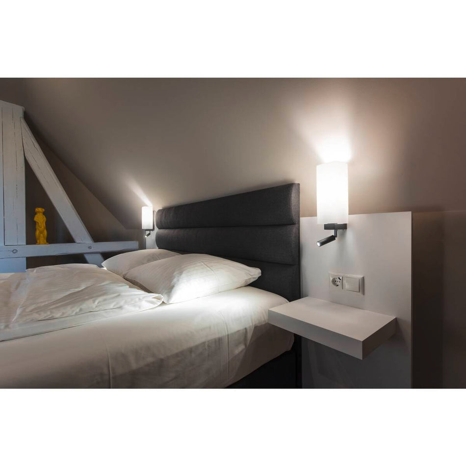 Applique d'intérieur Quadrass Spot avec spot LED et douille E27 Noir
