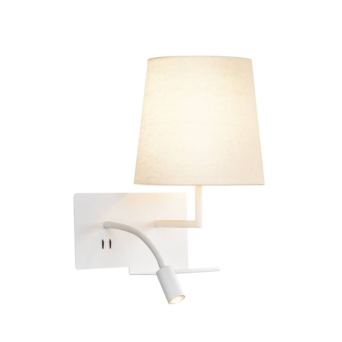 Applique murale LED d'intérieur Somnila Flex 3000K Version blanche Droite Connexion USB incluse