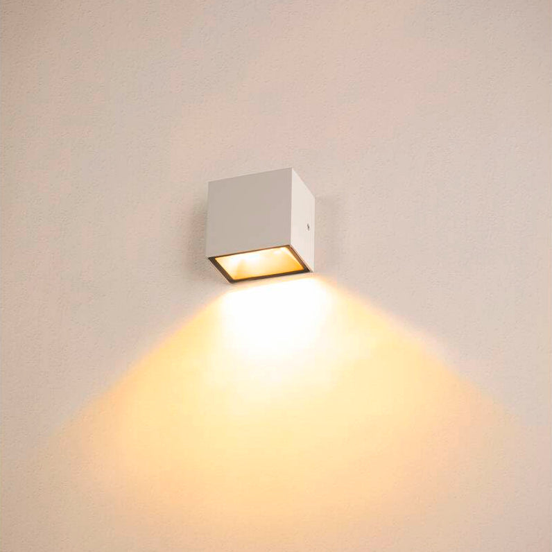 SLV LED Outdoor Wandaufbauleuchte IP65 , anthrazit, rost, weiß CCT switch 3000/4000 K