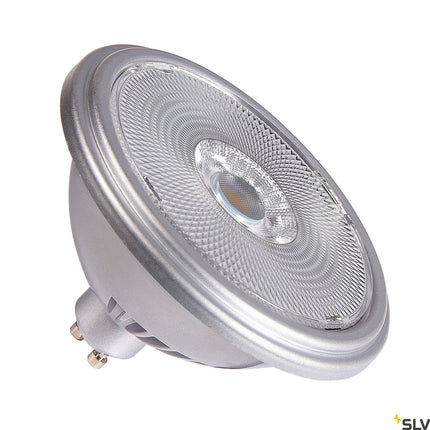 LED-Leuchtmittel | QPAR111 | GU10 | Silber | 12,5W | Warmweiß 2700K | CRI90 | 30° Abstrahlwinkel