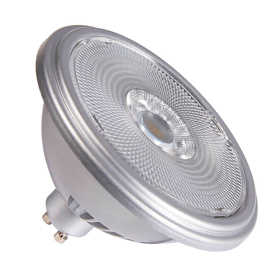 LED bulb | QPAR111 | GU10 | Silver | 12.5W | Warm white 2700K | CRI90 | 30° beam angle