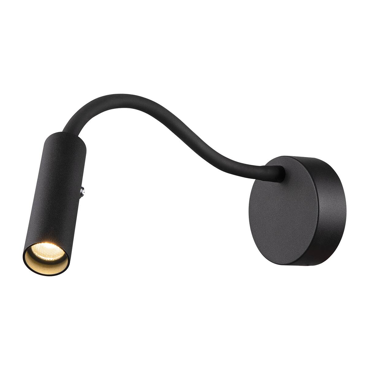 Karpo Goose wall light black 58W 3000K 40°