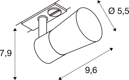 SLV PURI 2.0 Cone 1008246 Maßzeichnung