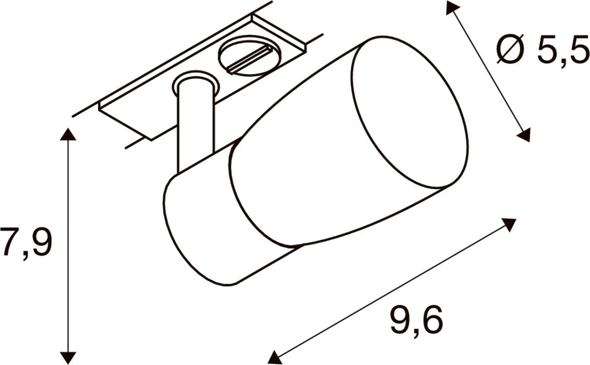 SLV PURI 2.0 Dome 1008250 Maßzeichnung