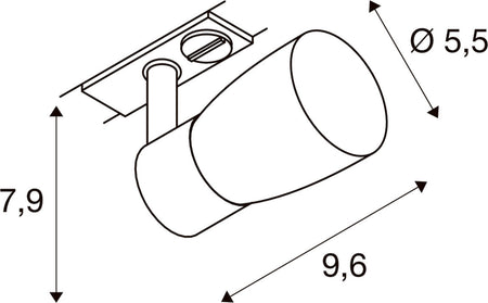 SLV PURI 2.0 Dome 1008250 Maßzeichnung