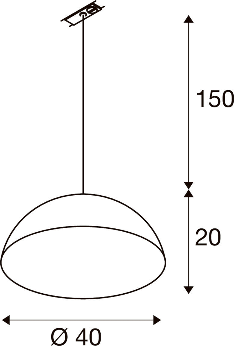 SLV FORCHINI M 40 TRACK 1008539 Maßzeichnung