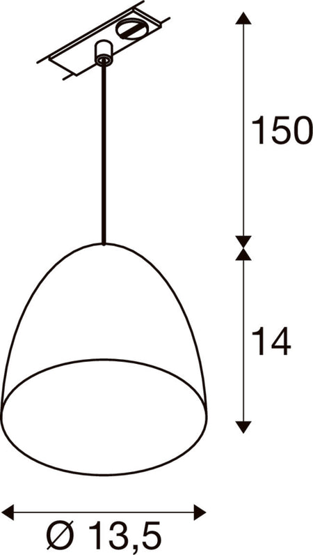 SLV PARA CONE 14 1009140 Maßzeichnung