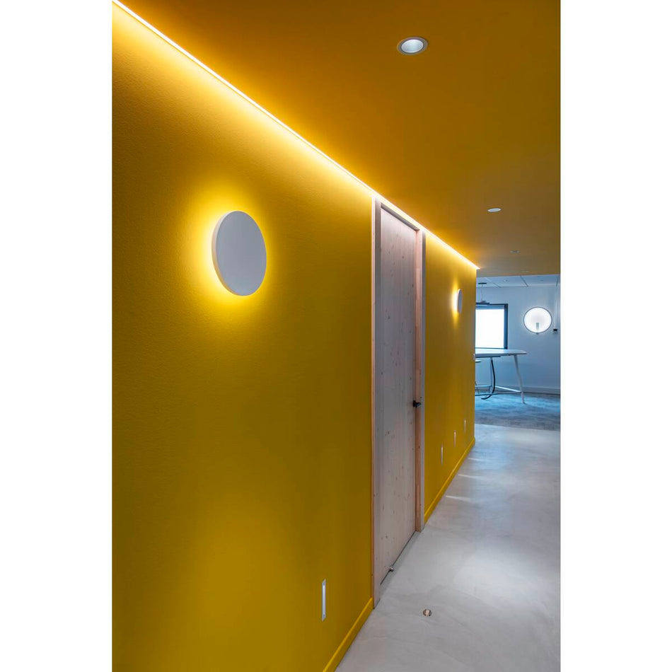 Applique Plastra Led 3000K Ronde Blanc Plâtre ø 30Cm