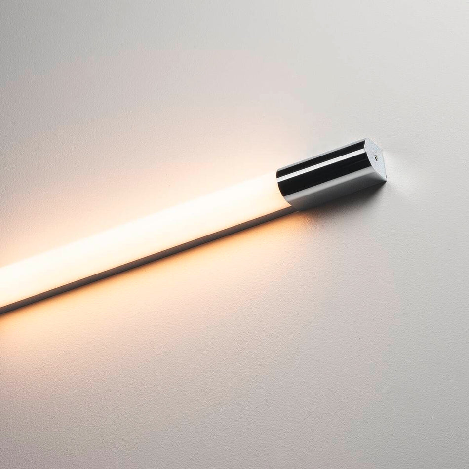 SLV Wandleuchte Led 3000K Chrom/weiß H 60 Cm Inkl. Led- Treiber