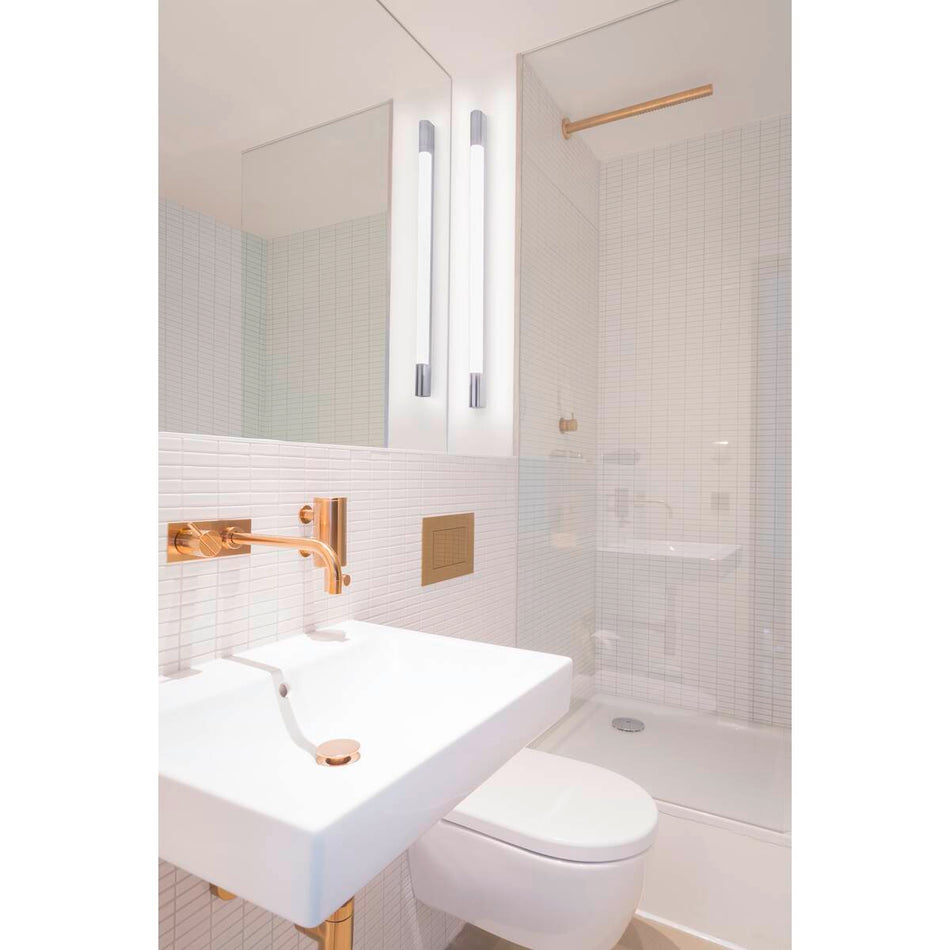 SLV Wandleuchte Led 3000K Chrom/weiß H 90 Cm Inkl. Led- Treiber