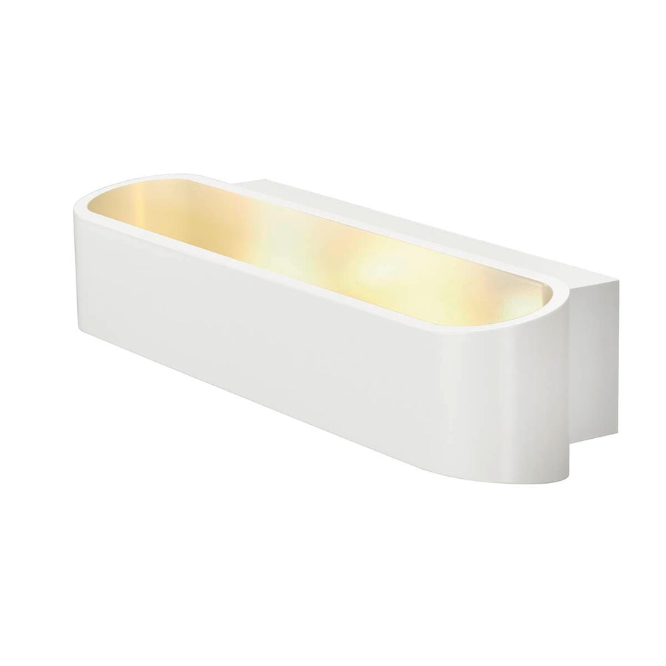 SLV Wandleuchte Led 3000K Oval Weiß L/b/h 30/95/7 Cm
