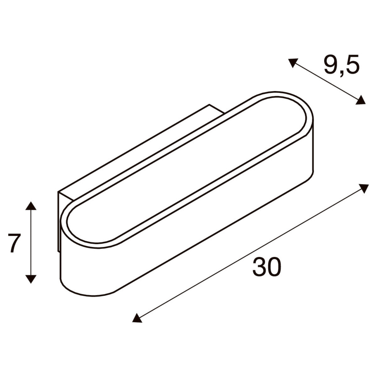 SLV ASSO 300 151275 Maßzeichnung