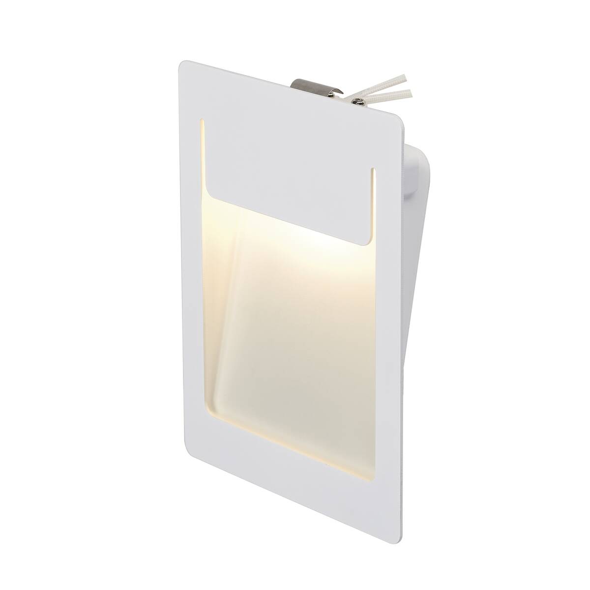 Downunder Pur 150 recessed light LED 3000K square white L/w/h 12/32/155 cm incl. leaf springs