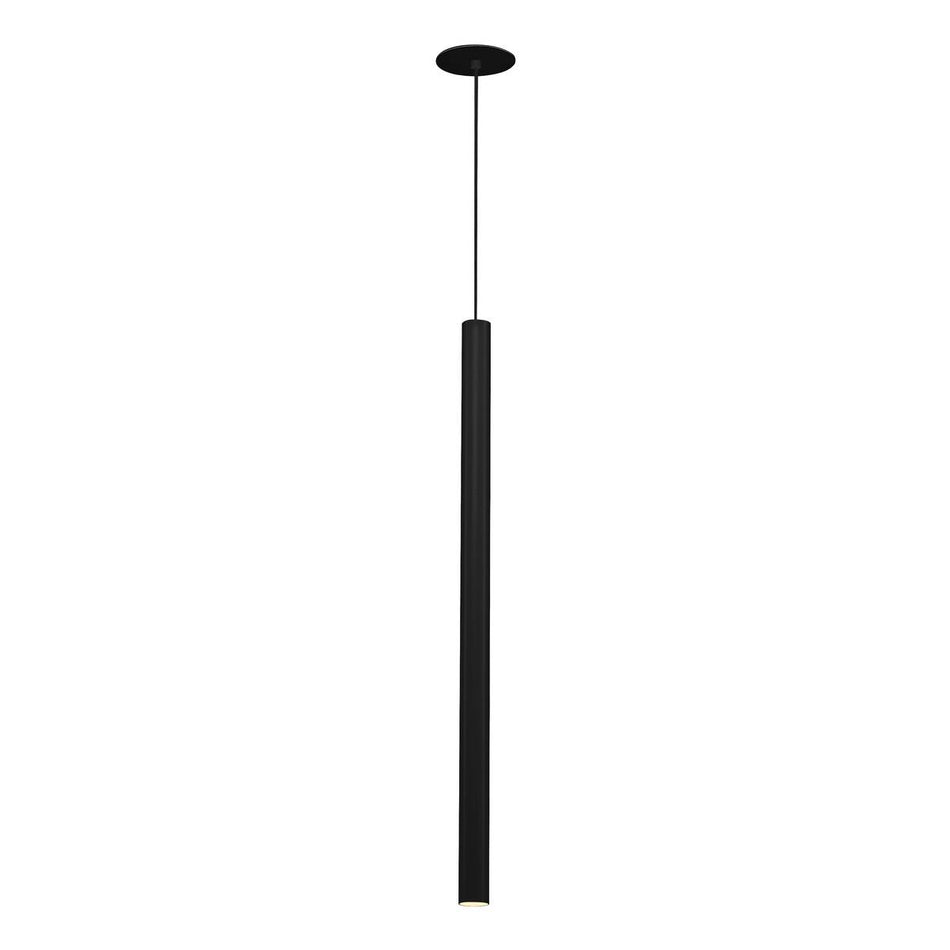 SLV  Pendelleuchte Led 3000K Rund Schwarz Flache Rosette Zum Einbau 75W