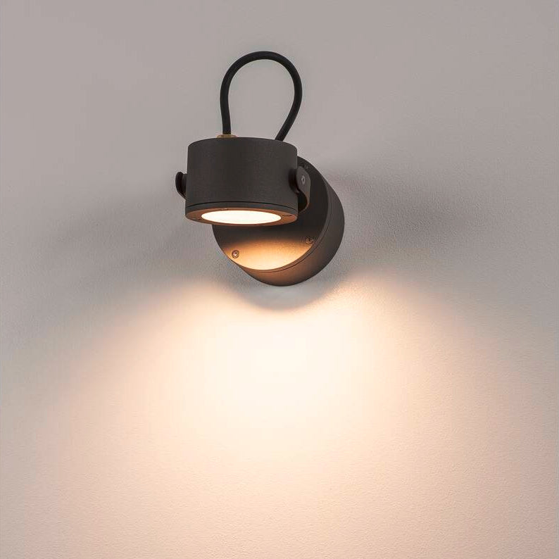 SLV SITRA 360 Außenwandleuchte GX53 schwenkbar IP44 Anthrazit | 231515