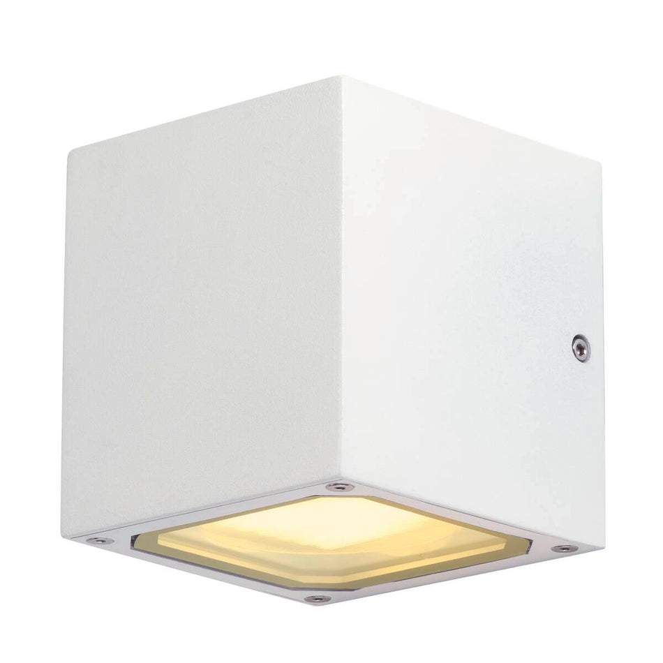 SLV SITRA CUBE Außenwandleuchte Weiß