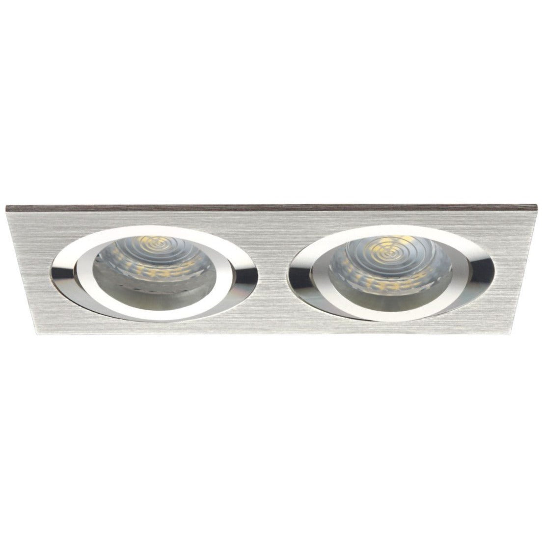 Spot encastrable aluminium 90mm x 170mm IP20 GU10 230V