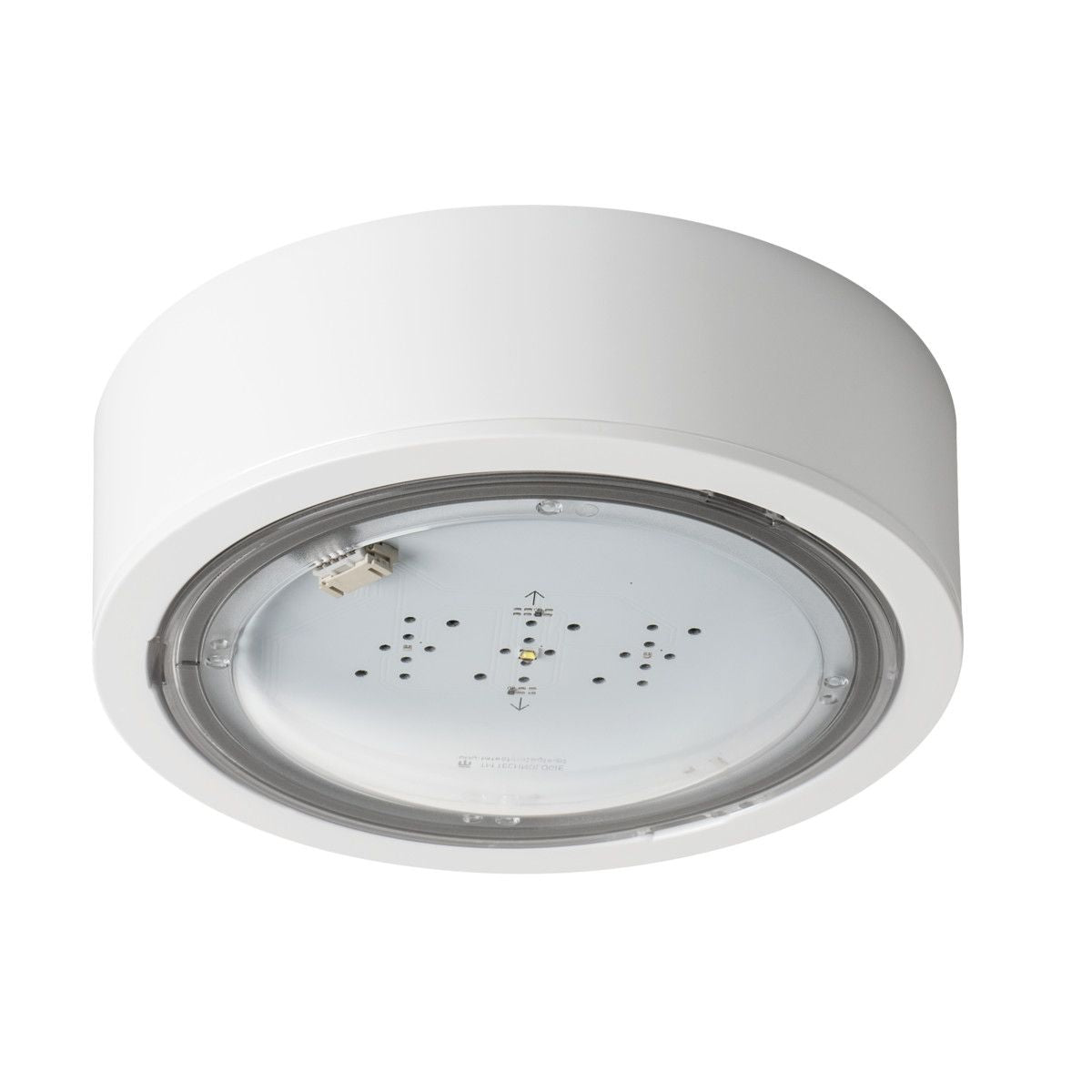 LED Notbeleuchtung ITECH F2 105 AT, Sicherheitsleuchte, Automatischer-Test, rund, 5W IP65 230V