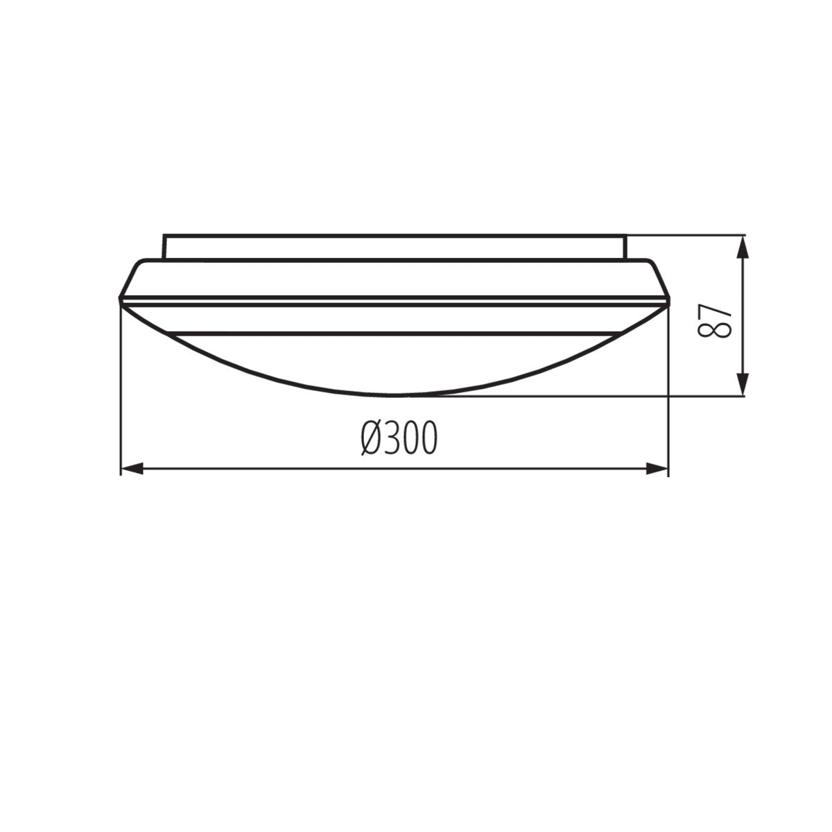 Deckenleuchte DABA N LED SMD DL-16W mit Bewegungs- und Dämmerungssensoren rund weiß IP66 230V