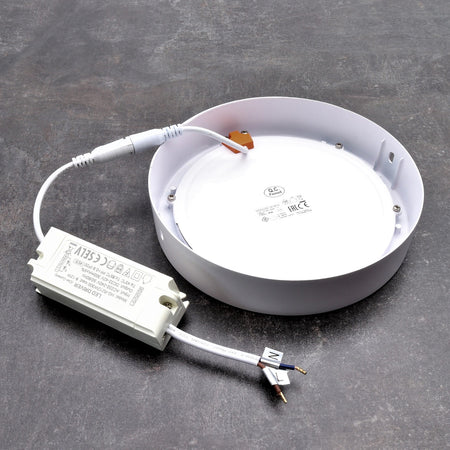 Deckenleuchte CARSA V2LED Downlight Rund Weiß 12W oder 18W Neutralweiss IP20 230V