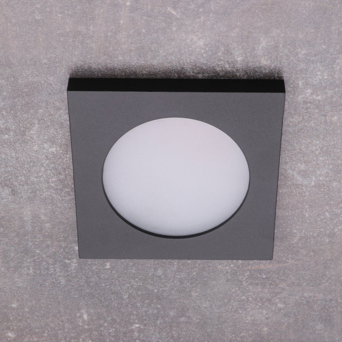 Einbaustrahler FLINI IP44 DSL aus Aluminium Eckig 80mm x 80mm IP44 GU10 230V