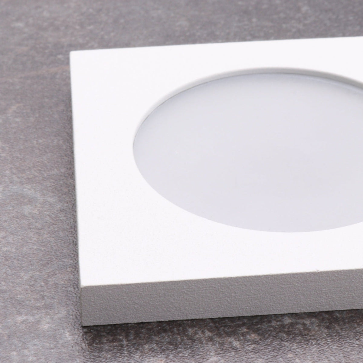 Einbaustrahler FLINI IP44 DSL aus Aluminium Eckig 80mm x 80mm IP44 GU10 230V