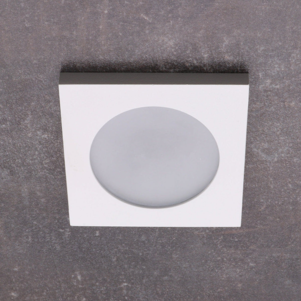 Einbaustrahler FLINI IP44 DSL aus Aluminium Eckig 80mm x 80mm IP44 GU10 230V