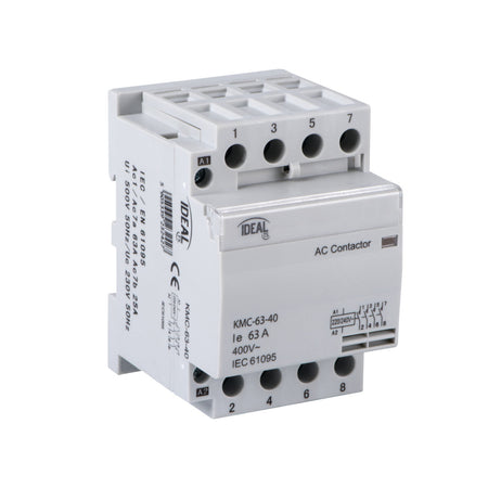 Installationsschütz KMC 63-40, weiß, 63A / IP20 / 230V