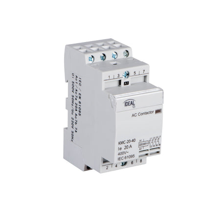 Installationsschütz KMC 25-31, weiß, 25A / IP20 / 230V