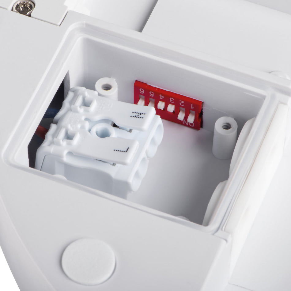 Deckenleuchte BENO 18W NW-O-SE W mit Bewegungssensor für Außenbereich o. Feuchtraum Rund Weiss LED 18W IP54 230V