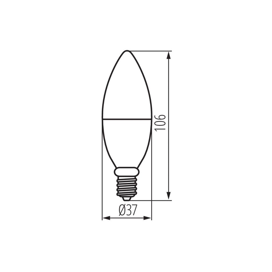 Led-leuchtmittel SMART weiß, 4.9W E14 230V F