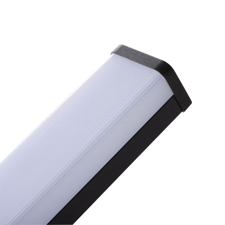 LED Spiegelwandleuchte ASTEN IP44 aus Aluminium Schwarz Neutralweiß 8W 12W 15W IP44 230V