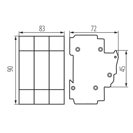 Lasttrennschalter KSF KSF02-63-3P 3x 400V