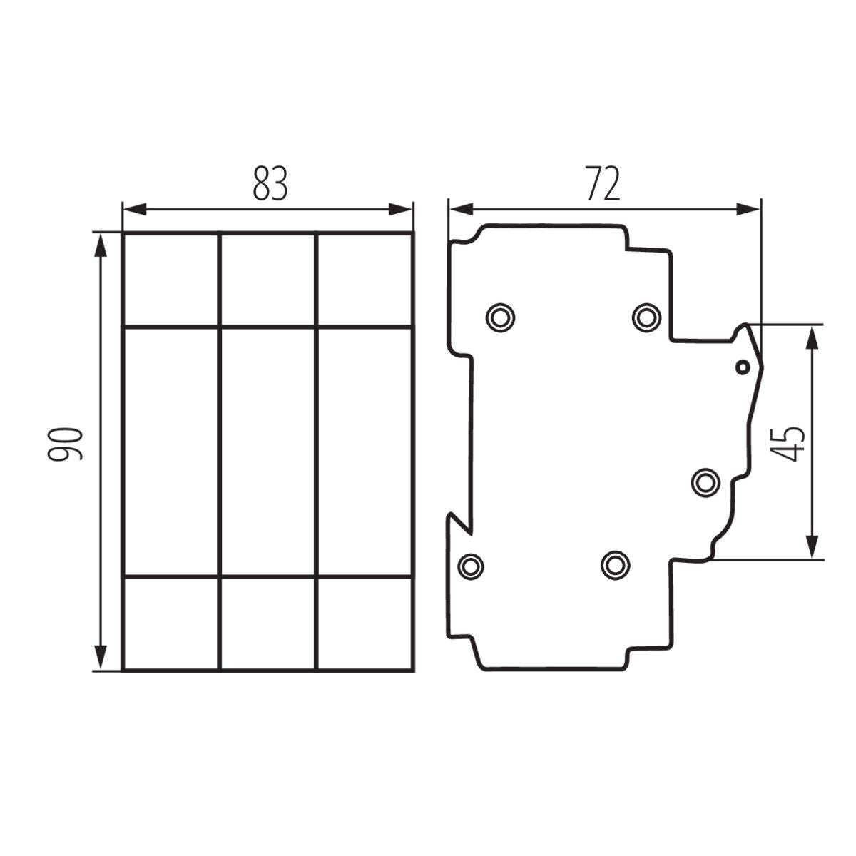 Lasttrennschalter KSF KSF02-63-3P 3x 400V