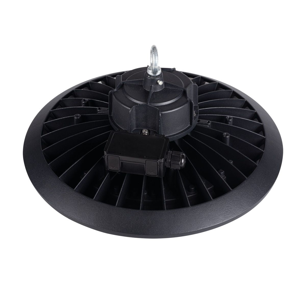 LED Hallentiefstrahler aus Aluminium schwarz 100W IP65 230V