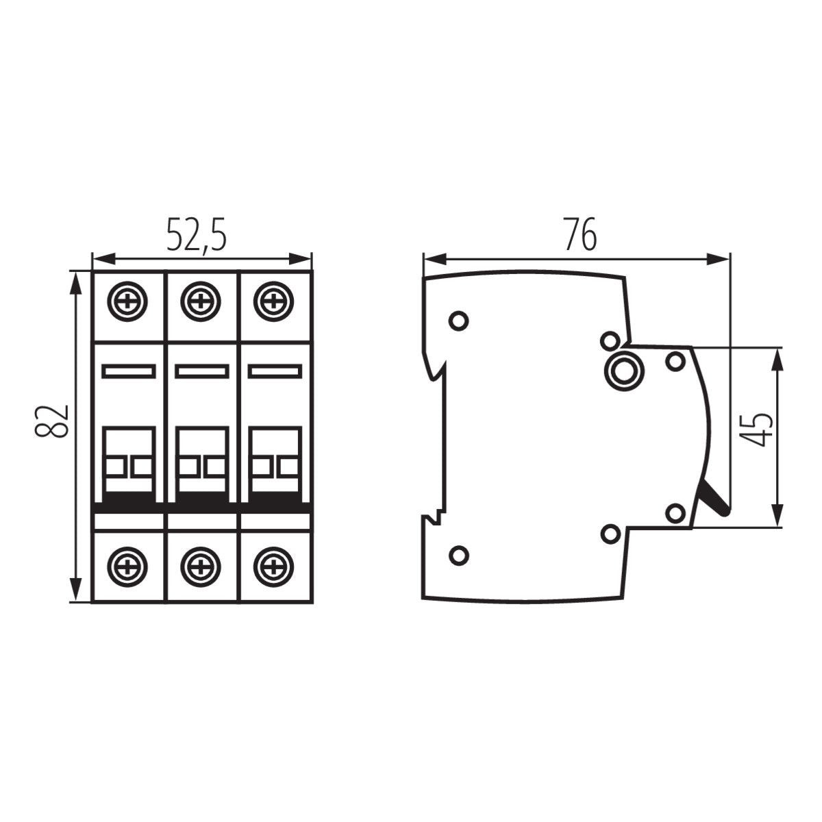 Lasttrennschalter, 3x 40A/63A/80A/100A weiß, IP20, 230 - 400V