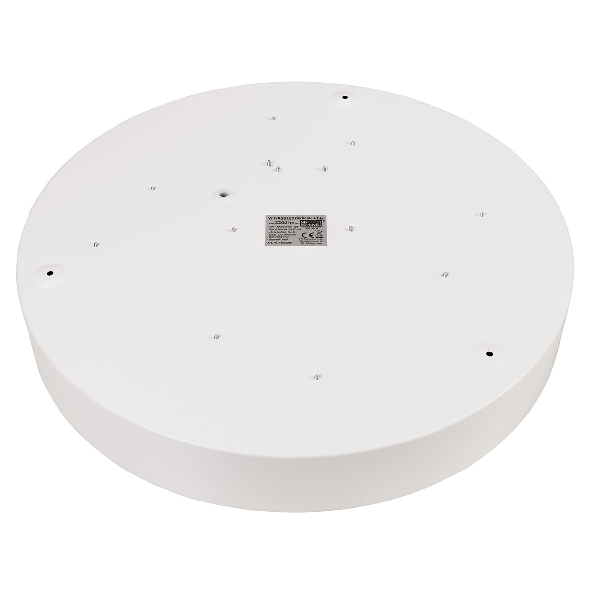 Wifi LED-Deckenleuchte 36W, weiß 2200lm, Ø40cm, CCT+RGB