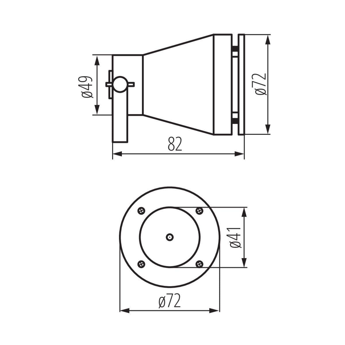 LED Teichleuchte Unterwasserleuchte grün inkl. 5 Watt Leichtmittel Warmweiss GU5,3 IP68 12V